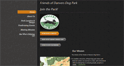 Desktop Screenshot of friendsofdanversdogpark.com